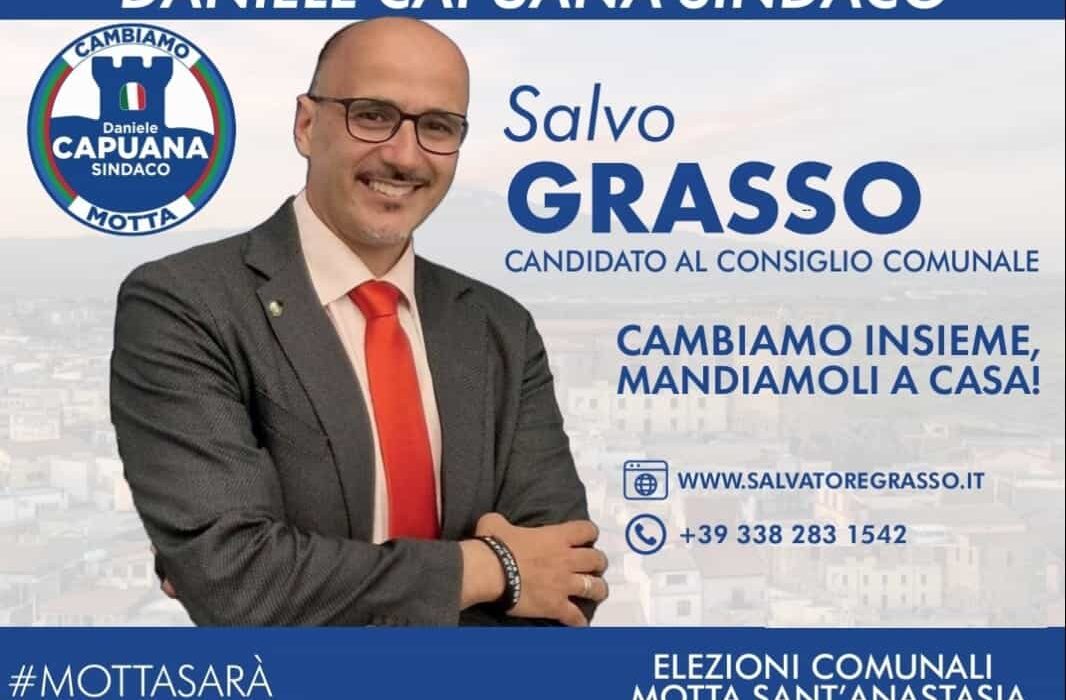 Candidatura di Salvatore Grasso al Consiglio Comunale nel 2024